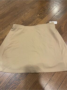 Old Navy Beige A-Line Mini Skirt
